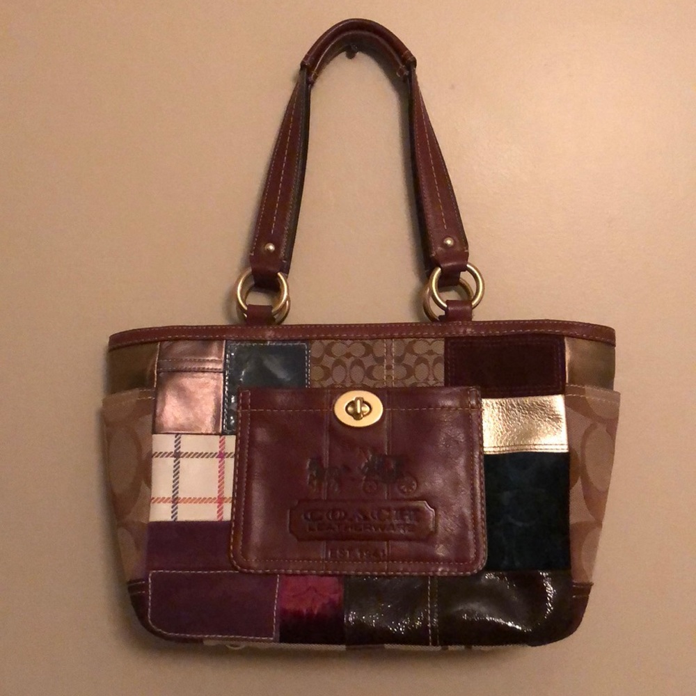 Patchwork Coach Purse Circa 2007 - image 2
